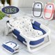 thumbnail image 2 of Real-time Temperature Silicone Baby Take A Bath Bathtub Non-Slip Foot Bath Bucket Folding Bathroom With Temperature Sensing My Lux Decor Round, 2 of 15