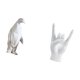 thumbnail image 5 of Escultura de pingüino,Escultura de pingüino para decoración nórdica del hogar,Adorno de mesa con estatua de animal,artesanía para decoración de dormitorio,Estatua del gesto de la, 5 of 8