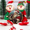 thumbnail image 3 of Santa Claus Custom Ornaments 2025, Santa Claus Ornament, Santa Claus Christmas Hanging Decor, Santa Claus Ornaments for Christmas Tree. Kim3Oy (Santa Claus 1), 3 of 4