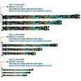 thumbnail image 3 of Buckle-Down Pet Collar, Dog Collar Plastic Buckle, Aliens Ufos Galaxy Green Black White, 9.5 to 14.5 Inches 0.5 Inch Wide, 3 of 8