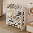 thumbnail image 6 of Hyknon 5-Tier Shoe Rack Free Standing Lightweight White Shoe Shelf Plastic Large Capacity Shoe Storage Organizer for Closet Garage Entryway, 6 of 6