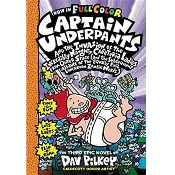 Pre-Owned Captain Underpants and the Invasion of the Incredibly Naughty Cafeteria Ladies from Outer Space, 9780545385688, 0545385687, Paperback,
