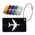 thumbnail image 3 of Luggage Tags For Suitcases 5 Pack Luggage Labels Suitcases Aluminium Alloy Suitcase Tags Metal Luggage, 3 of 5
