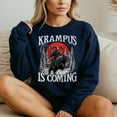 thumbnail image 4 of Krampus Is Coming Christmas Shirt – T-Shirt, Hoodie & Sweatshirt – Holiday Humor – Winter Festivities, 4 of 6
