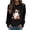 Y134-Black, variant on PRfgtbd Halloween Crewneck Sweatshirt for Women Ghost Pumpkin Print Long Sleeve Shirt Graphic Pullover Tops Casual Clothes