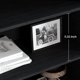 thumbnail image 3 of 5 niveles de madera estante de libros con rattan doors - boho-style de altura estante y abiertos estante almacenamiento stand para sala de estar, dormitorio, oficina en casa, o kitchen, 3 of 7