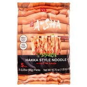 Asha Sichuan Chili Wide Hakka Ramen Noodles, 3.35 oz, 5 Ct