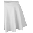 thumbnail image 3 of KOGMO Womens Basic Solid Versatile Stretchy Flared Casual Skater Skirt, 3 of 5