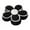 23.6*23.6in,black, variant on AYktou Flower Pillow-19.7*19.7in/23.6*23.6in Large Size Daisy Floor Pillows Flower Shaped Seat Cushion,Soft Plush Pillow Cute Decorative Chair Cushions Flower Meditation Cushion for Bedroom Sofa Chair