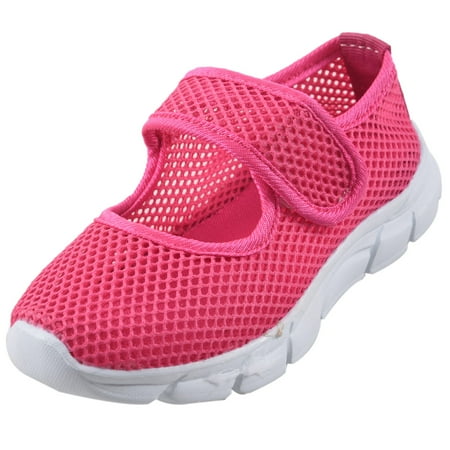 

a pair of Kids Breathable Mesh Childrens Shoes Single Net Cloth Sports Shoes Casual Girls Sneakers( Red Size:31)