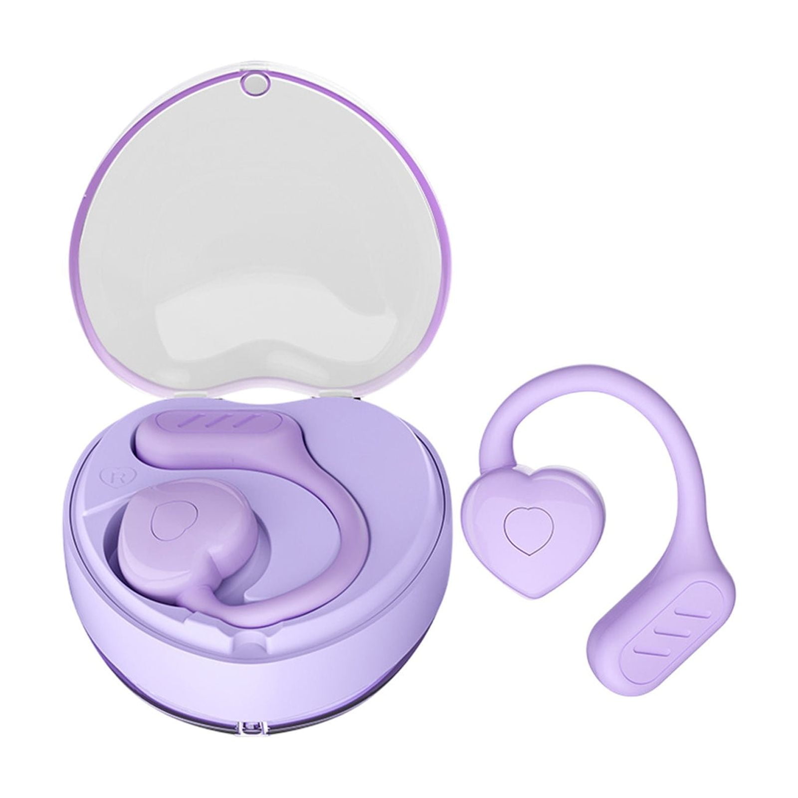 Bluetooth Headphones True Wireless Earbuds 60H Playback LED Power Display Earphones with Wireless Charging Case IPX5 Waterproof in-Ear Earbuds with Mic for TV Smart Phone Laptop Computer Sports