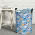 thumbnail image 6 of Junzan Cute Chickens and Flowers Print Large Laundry Basket,Freestanding Laundry Hamper Storage Basket for Toys Bin Pillows Blankets Clothes-Small, 6 of 6