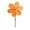 Orange, variant on YANDE - 23.2in Flower Windmill, Lightweight Wind Spinner for Patio, Garden & Backyard, Durable Outdoor Decorative Pinwheel for Yard (Light Blue)