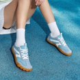 thumbnail image 6 of Unisex Adult Fashion Sneakers Women Men Breathable Mesh Casual Walking Sneakers Lightweight Low Top Lace Up Shoes, 6 of 7