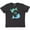 Retro Heather Black, variant on Inktastic Cute Pisces the Fish Zodiac Sign Youth T-Shirt