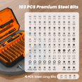 thumbnail image 4 of Juego de destornilladores de precisión magnética Jorest 115 en 1, 4 of 9
