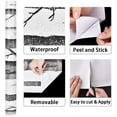 thumbnail image 4 of Micpolo Papel Pintado De Abedul De 17,7 X 394 Pulgadas, Papel Pintado Para Dormitorio, Papel Pintado De Contacto Negro, Papel Pintado Autoadhesivo, Película De Vinilo Extraíble, Decoración De Paredes,, 4 of 5
