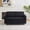 Black, variant on CARZZI LIFE 3 in 1 Convertible Sleeper Sofa Bed, Modern Velvet Pull Out Couch with Adjustable Backrest, Side Pockets, and Pillows, Perfect for Small Apartment, Office, Living Room (Pink)