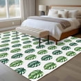 thumbnail image 4 of Spring Green Monstera Area Rugs 5x7 ft Country Vintage Watercolor Leaves Washable Rug Non Slip Indoor Carpet Absorbent Floor Mat for Living Room Bedroom Dining Room, 4 of 9