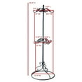 thumbnail image 5 of Tripar Black Metal 2-Tier Coat or Purse Rack, 5 of 5