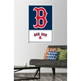 thumbnail image 2 of MLB Boston Red Sox - Logo 22 Wall Poster with Pushpins, 22.375" x 34", 2 of 5