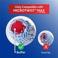thumbnail image 3 of O-Cedar MicroTwist™ MAX Microfiber Mop Refill, Removes 99% of Bacteria with Just Water, 3 of 9