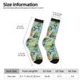 thumbnail image 2 of Fotbe Retro Seamless Flying Butterflies Calcetas Largas con Estampado para Hombre y Mujer – Calcetas de Compresión Transpirables y Elásticas, Viajar y Uso Diario Talla 5-11, 2 of 6