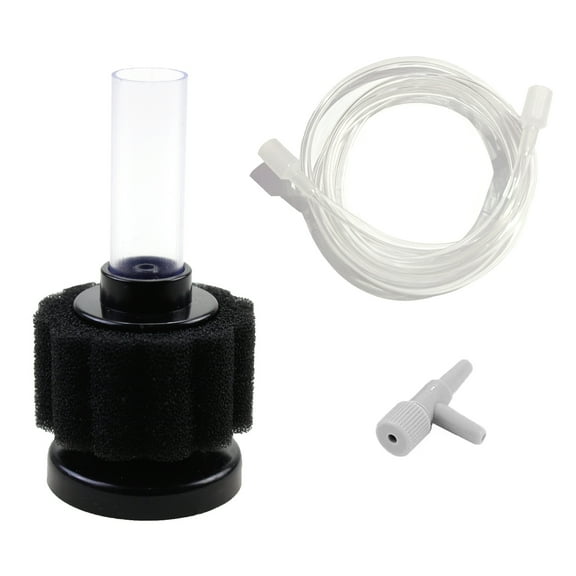 Aquaneat Mini Sponge Filter, Small Aquarium Filter up to 3gal with Airline Tubing