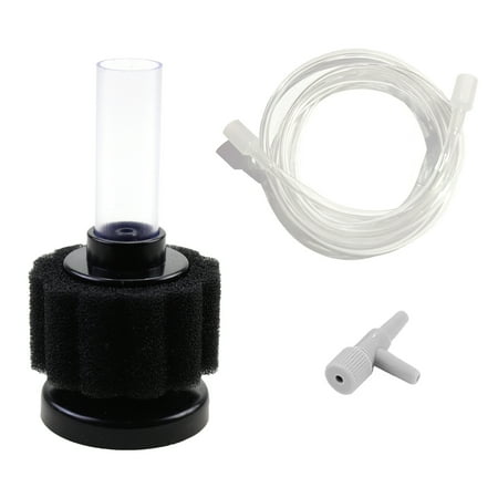 Aquaneat Mini Sponge Filter, Small Aquarium Filter up to 3gal with Airline Tubing