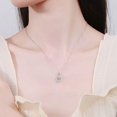 thumbnail image 3 of 14K Gold Heart Necklace for Women, Moissanite Heart Pendant, Exquisite Jewelry Gift for Mother, Wife, Girlfriend, Symbol of Unending Love, 3 of 4