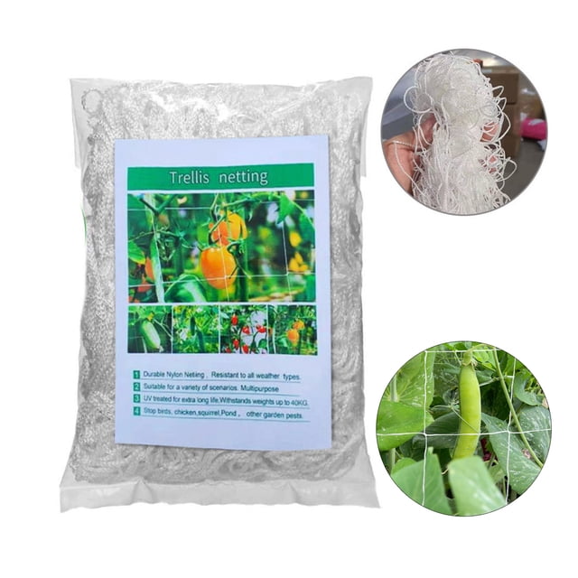 Specification 1.67x20 Meters: Mesh 15x15cm White Plant Climbing Net