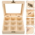 thumbnail image 4 of Miangastore Tea Bag Countertop Holder Restaurant Coffee Organizer Compartment Tea Box, 4 of 9