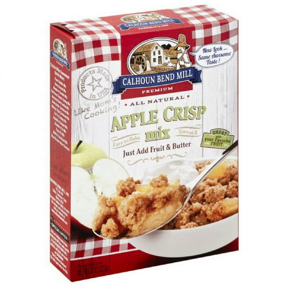 Calhoun Bend Mill Apple Crisp Mix, 8 oz, (Pack of 6)