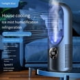 thumbnail image 1 of Ventilador Sin Aspas, Ventilador Eléctrico, Ventilador de Refrigeración para Dormitorio Doméstico, Ventilador de Escritorio Refrigerado por Agua, Azul, 1 of 5