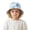 1-Blue1270, variant on Oiyii Toddler Boys Printed Bucket Hats All‑Over‑Dinosaur‑Print Outdoor Sun Hats, White