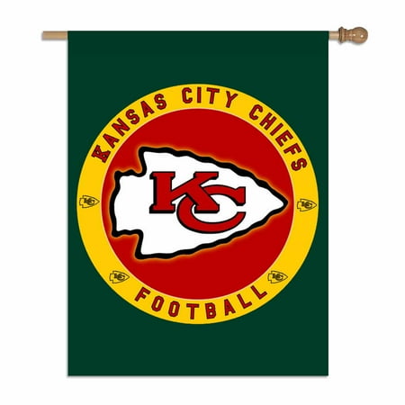 NFL Kansas City Chiefs Unisex NFL Kansas City Chiefs 5-Foot by 3-Foot DIY Fan Flag