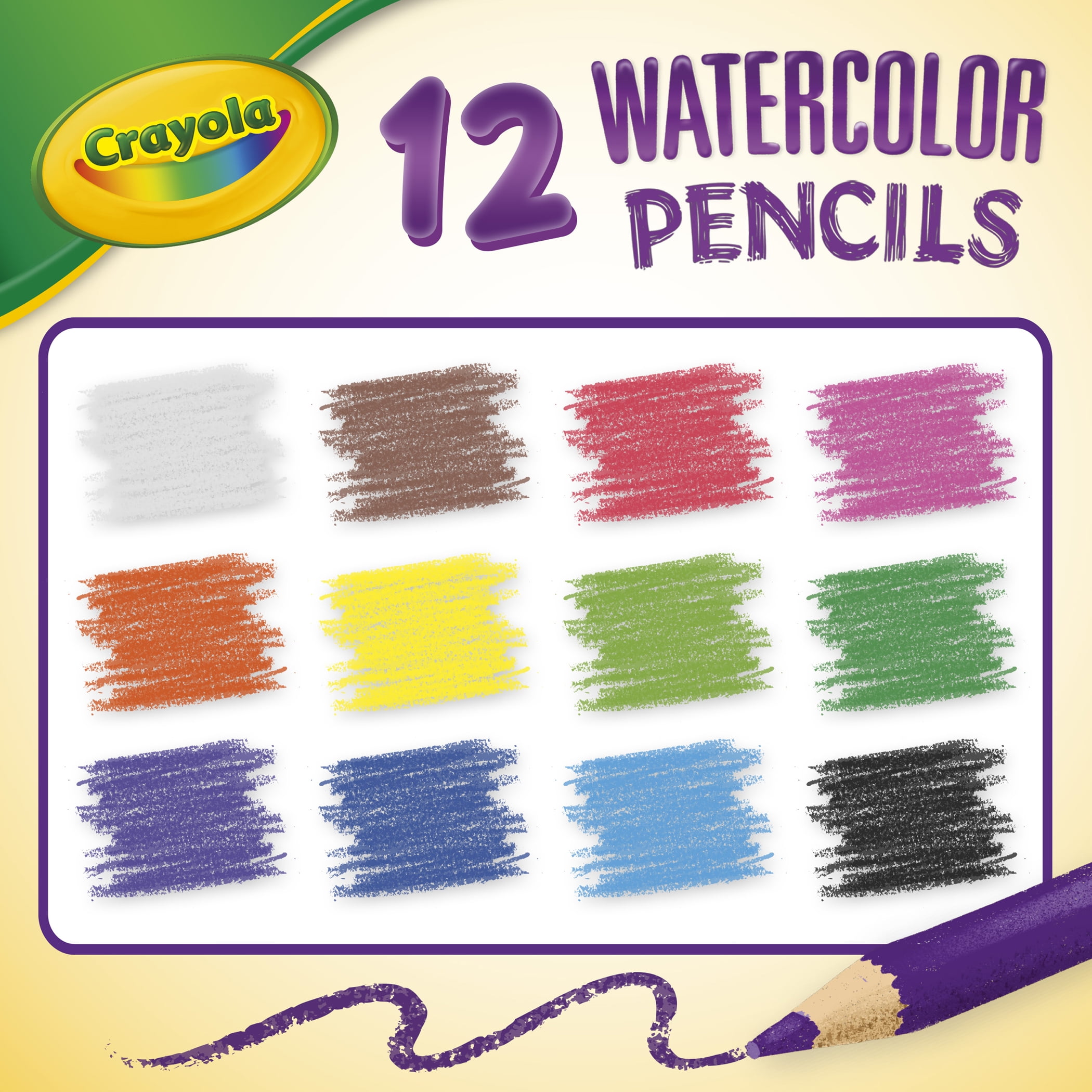 Crayola Watercolor Pencils, 12 Per Box, 6 Boxes