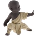 thumbnail image 1 of Cerámica pequeña estatua uda monje estatuilla té mascota Estilo A Zulema Cerámica pequeño monje Staue, 1 of 8