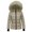 🔥 Khaki, variant on Sentmoon Women's Jackets Women Winter Coats Cute Christmas Gifts Women's Winter Jacket with Hood Waist and To Overcome Outer Long Sleeve Coats Fall and Winter for Lightweight Warmth and Layering