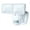 White, variant on Heath Zenith Motion-Sensing Hardwired LED Black Security Light