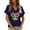 #382-Navy, variant on Ounisa Women Mardi Gras Sweatshirts Carnival Sweatshirt Funny Mask Graphic Short Sleeve Shirt Fat Tuesday Pullover Top