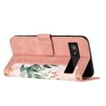 thumbnail image 3 of Compatible with Google Pixel 6a Wallet Case for Women, Flower Pattern PU Leather Flip Cover with Card Holder & Kickstand Protective Phone Case with Lanyard & Crossbody Strap, Pink, 3 of 9