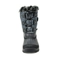 thumbnail image 4 of BURUDANI Kids Boys Girls Warm Snow Boots Insulated Waterproof Winter Ski Boots KSNOW GREY/BLACK Size 12, 4 of 6