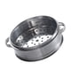 thumbnail image 5 of Vaporera de acero inoxidable para bollos al vapor, duradera, portátil, para cocina casera (22 cm con asa), 5 of 7