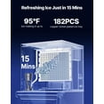 thumbnail image 2 of VEVOR Commercial Ice Maker Machine - Head, 650 Lbs/Day Stainless Steel Ice Machine with Scheduled Ice-Making, Self-Cleaning, Adjustable Thickness, 2 of 9