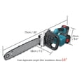 thumbnail image 2 of 16 Inch 30000mAh Electric Saw Chainsaw 588VF 2PCS Li-ion Battery Brushless Rechargeable Wood Cutter For 18V Battery, 2 of 7