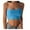 Blue, variant on Gkeoshab Womens Blouses Summer Crop Top Tank Trendy Solid Sleeveless Milk Fiber Strapless Top Suitable for Daily Outfits & Summer Beach Blue L