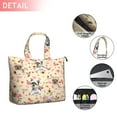 thumbnail image 2 of Yorkie with Pioneer Flower Travel Tote Bags for Women Carry On,Large Weekender Bags for Women Travel,Multi Functional Duffle Bag for Work,Shopping,Sports, 2 of 5