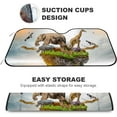 thumbnail image 4 of Car Windshield Sunshade Blocks Sun Visor Protector Wild Animals Foldable Sun Shield For Vehicle Car Truck SUV Van 51x27.5 inches Keep Vehicle Cool, 4 of 6