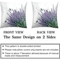 thumbnail image 4 of Happy Halloween Lumbar Pillow Covers 12x20 Set of 2 Pumpkin Bat Spider Web Waist Throw Pillow Covers Boo Pillow Halloween Rectangular Pillow Case for Home Decor Couch Outdoor, 4 of 5
